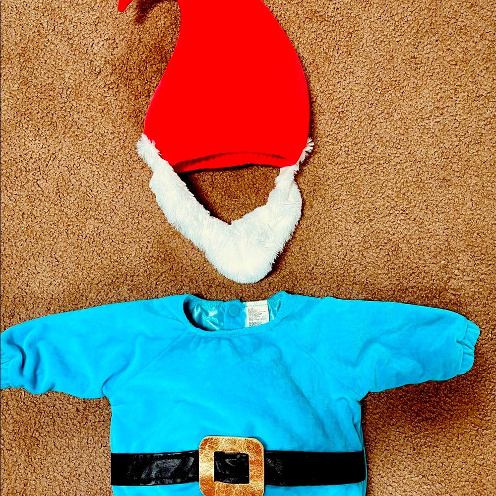 PAPA SMURF COSTUME SET♥️ 0/6 MONTHS